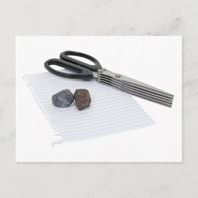 Carte Postale Ciseaux RockPaper060509 (Devant)