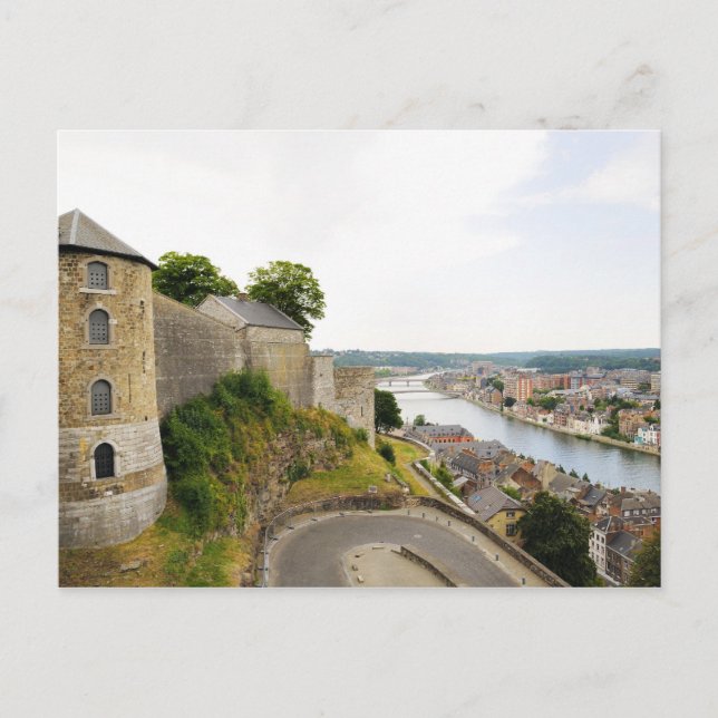 Carte Postale citadelle à Namur, Belgique (Devant)