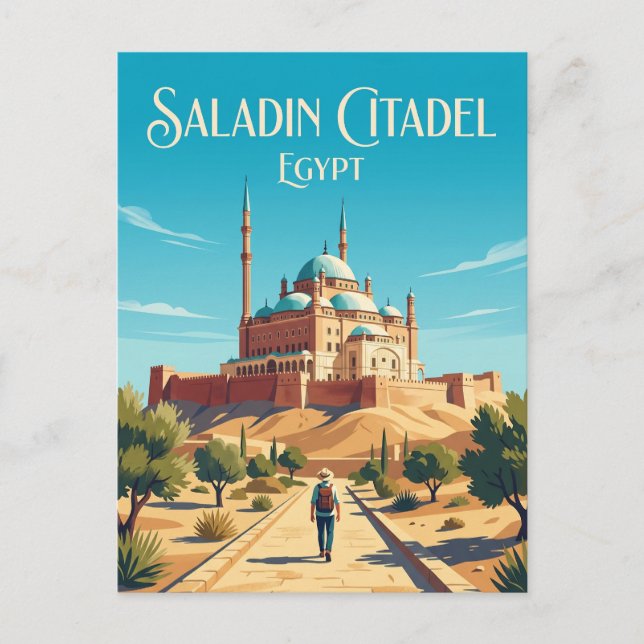 Carte Postale Citadelle de Saladin Égypte (Devant)