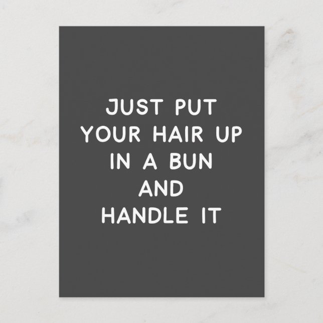 Carte Postale Citation amusante sur les conseils de vie et la ré (Devant)