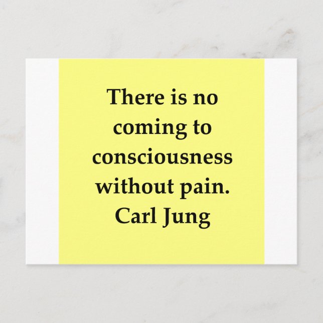 Carte Postale citation carl jung (Devant)