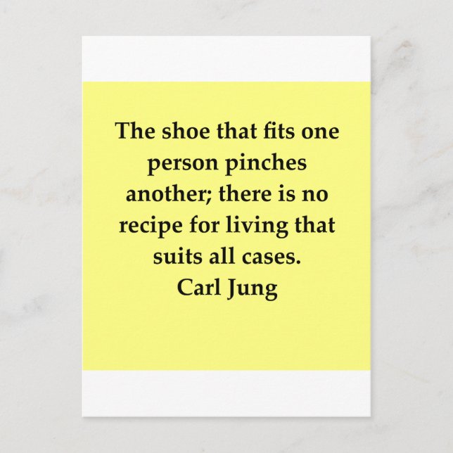 Carte Postale citation carl jung (Devant)
