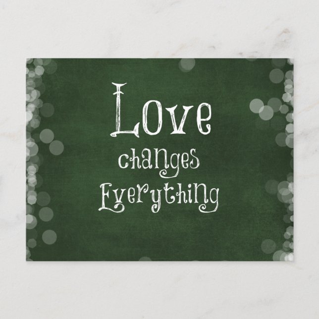 Carte Postale Citation d'amour (Devant)