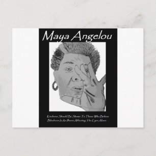 Carte Postale Citation d'Angelou pour saluer