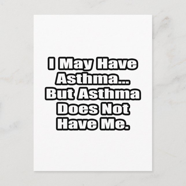 Carte Postale Citation d'Asthma Fighter (Devant)