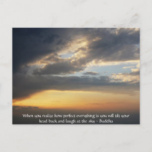 Carte Postale Citation de Bouddha - Quand vous réalisez à quel p