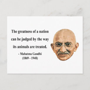 Carte Postale Citation de Gandhi 2b