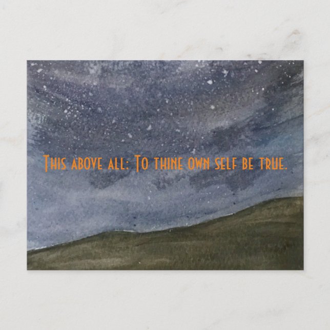 Carte Postale Citation de hameçon (Devant)