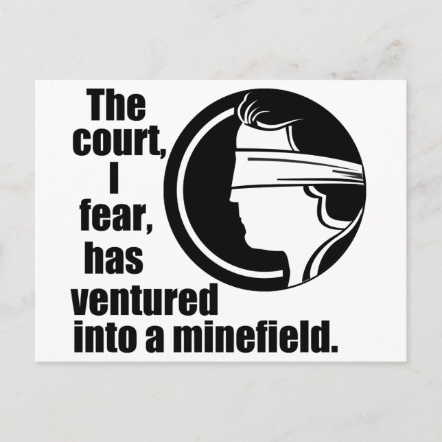 Carte Postale Citation de la Cour suprême Ruth Bader Ginsburg (Devant)