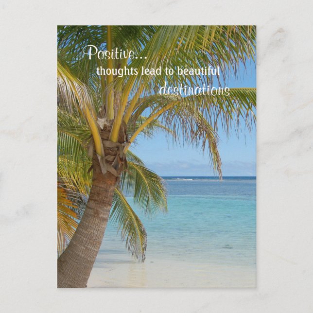 Carte Postale Citation de la productivité inspirante (Devant)