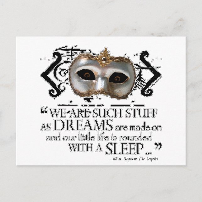 Carte Postale Citation de La Tempête (Devant)