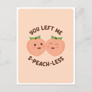 Carte Postale Citation de l'amour de jeu de mots sur la nourritu