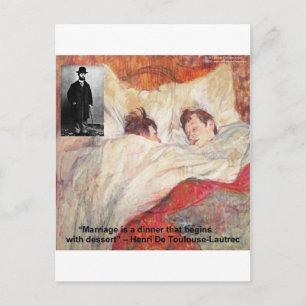 Carte Postale Citation de mariage Toulouse-Lautrec Cadeaux et Te