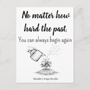 Carte Postale Citation de motivation Réussite Santé mentale