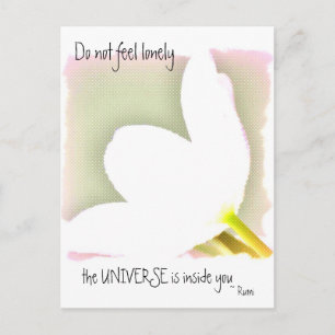 Carte Postale Citation de Rumi Tulip pointillé