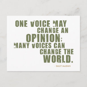 Carte Postale Citation de Sally McLean