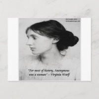 Citation de Virginia Woolf Anonymous Was A Woman