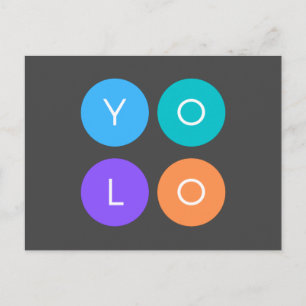 Carte Postale Citation De YOLO Vous Dit Que Vous Ne Vivez Qu'Une