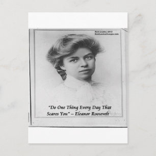 Carte Postale Citation d'Eleanor Roosevelt "Faire quelque chose 