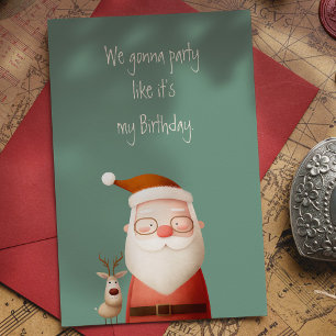 Carte Postale Citation drôle de Père Noël
