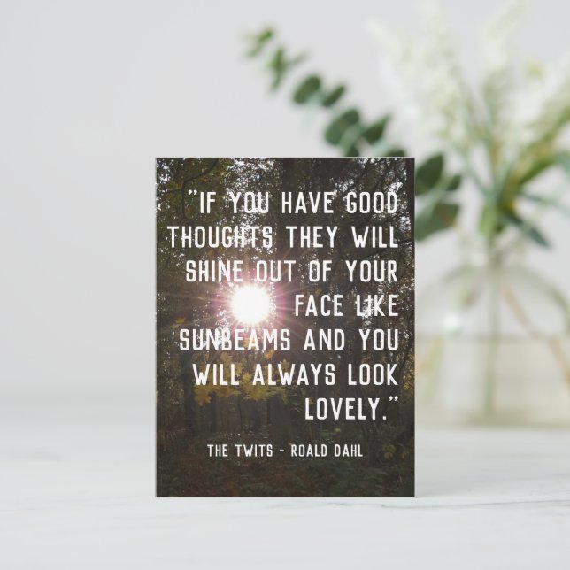 Carte Postale Citation Encourageante Personnalisable Les Twits R (Debout devant)