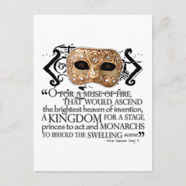 Carte Postale Citation Henry V (Devant)