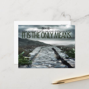 Carte Postale Citation inspirationnelle "Définition d'un exemple