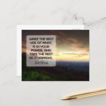 Citation Inspirationnelle Epictetus "Meilleur usag