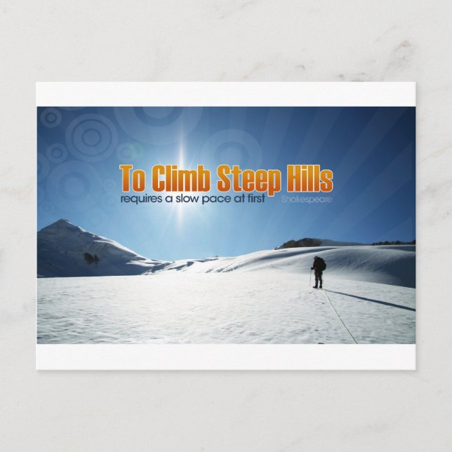 Carte Postale Citation inspirée par Shakespeare (Devant)