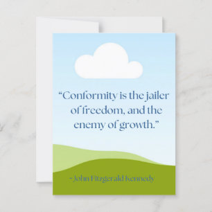 Carte Postale Citation JFK