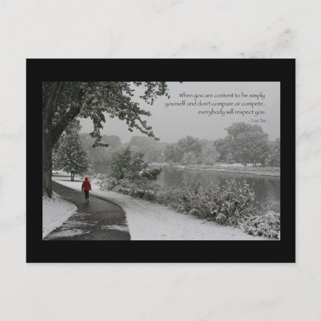 Carte Postale Citation Lao Tsu II (Devant)