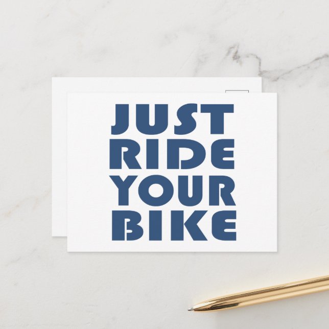 Carte Postale Citation motivation VTT (Devant/Arrière en situation)