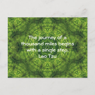 Carte Postale Citation Motivationnelle De La Sagesse Lao Tsu