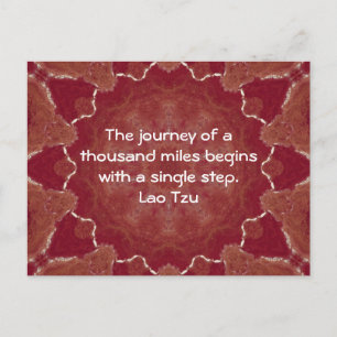 Carte Postale Citation Motivationnelle De La Sagesse Lao Tsu