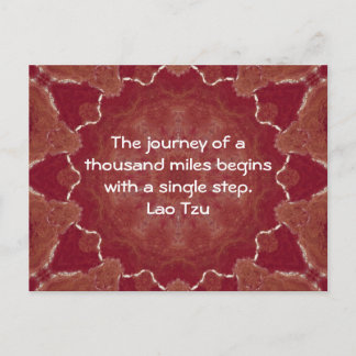 Carte Postale Citation Motivationnelle De La Sagesse Lao Tsu