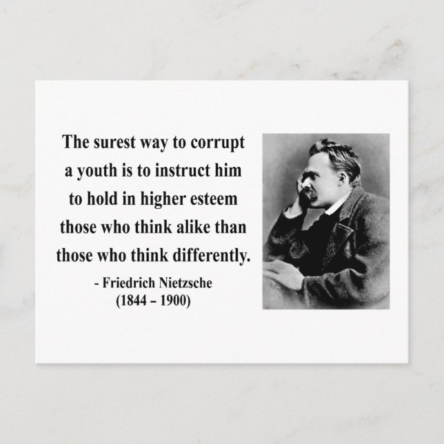 Carte Postale Citation Nietzsche 2b (Devant)