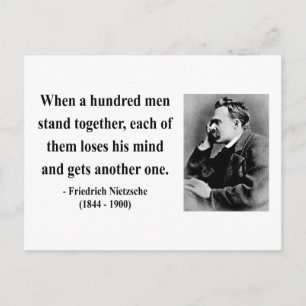 Carte Postale Citation Nietzsche 7b