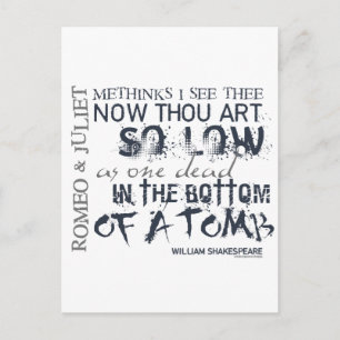 Carte Postale Citation Romeo & Juliet Tomb