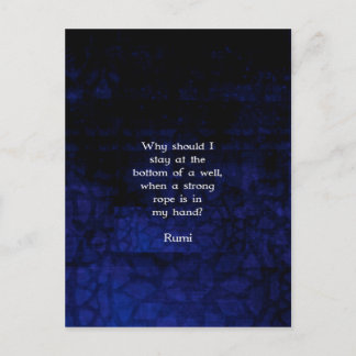Carte Postale Citation Rumi Inspiration Take Action