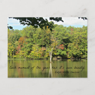 Carte Postale Citation sur les saisons par R.W. Emerson