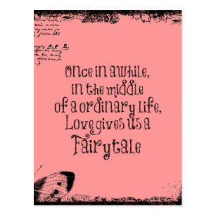 Cartes Postales Citations Conte Fees Originales Zazzle Fr