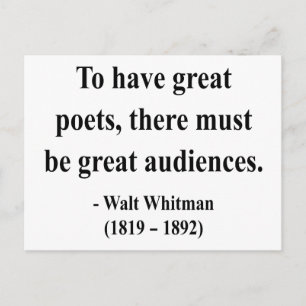 Carte Postale Citation Whitman 12a