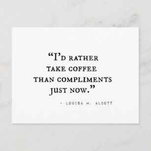 Carte Postale Citations de Little Women