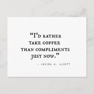 Carte Postale Citations de Little Women