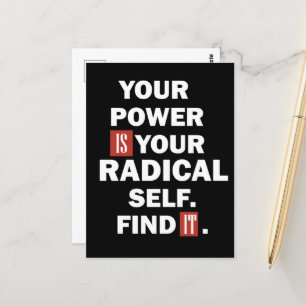 Carte Postale Citations de succès de la vie motivationnelle