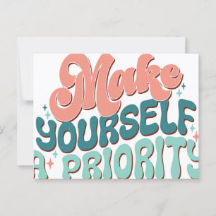 Carte Postale Citations de typographie Conception