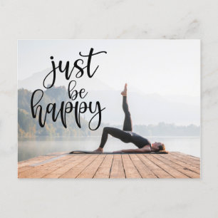 Carte Postale Citations de yoga votre propre photo de yoga perso
