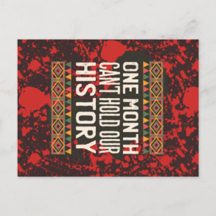 Carte Postale Citations du Mois de l'Histoire des Noirs - Ne peu