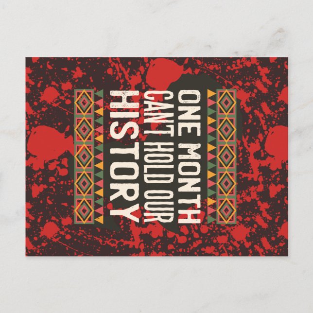 Carte Postale Citations du Mois de l'Histoire des Noirs - Ne peu (Devant)