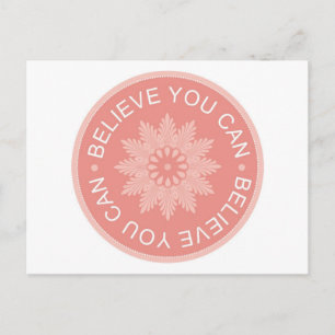 Carte Postale Citations En Trois Mots ~Croyez Que Vous Pouvez~